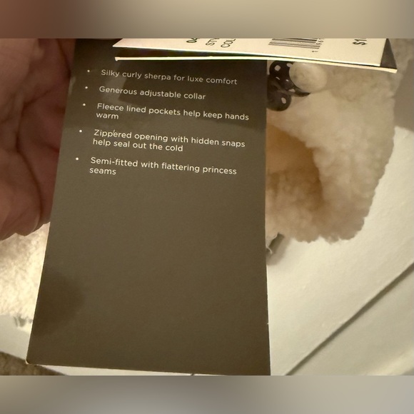 Shawl Coat Cuddl Duds NWT NEVER WORN Off-White - Picture 13 of 14